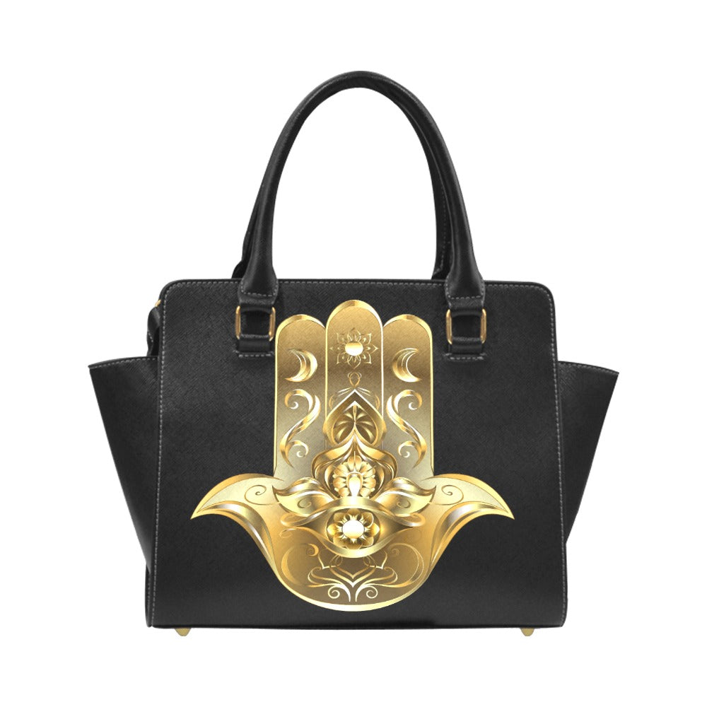 Gold Hamsa Classic Shoulder Handbag