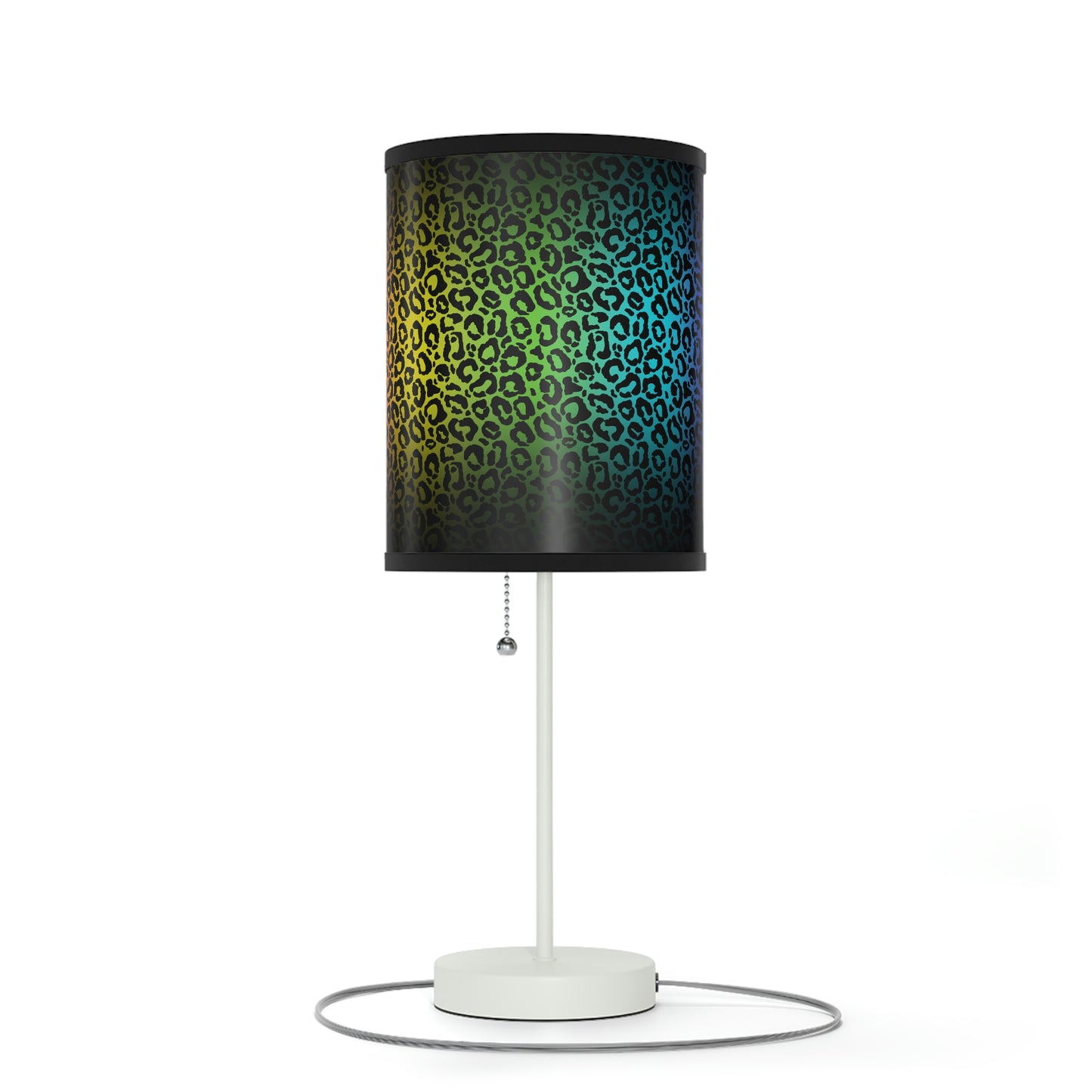 Tie Dye Animal Print Lamp on a Stand US|CA plug
