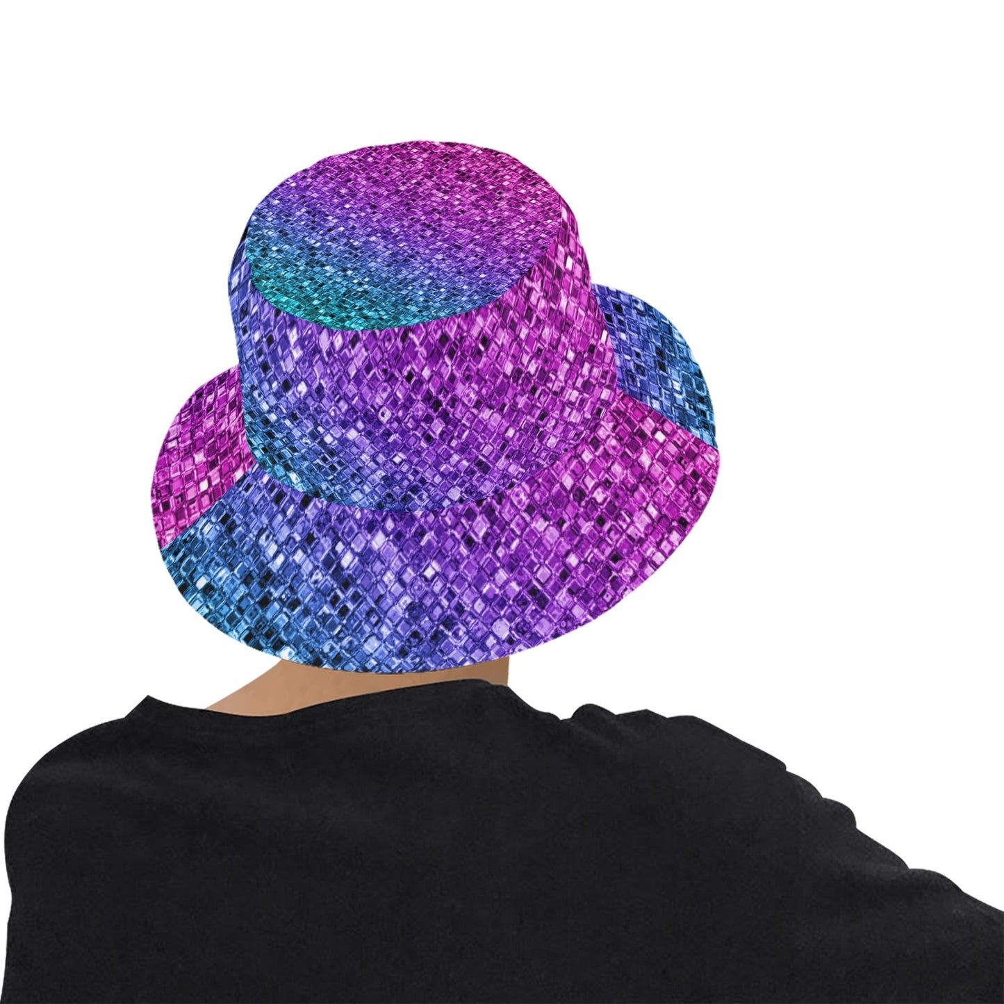 Purple Sparkles Summer Bucket Hat