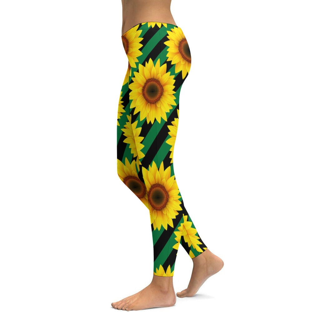 Sunflower Soft Ladies Tight Yoga Pants