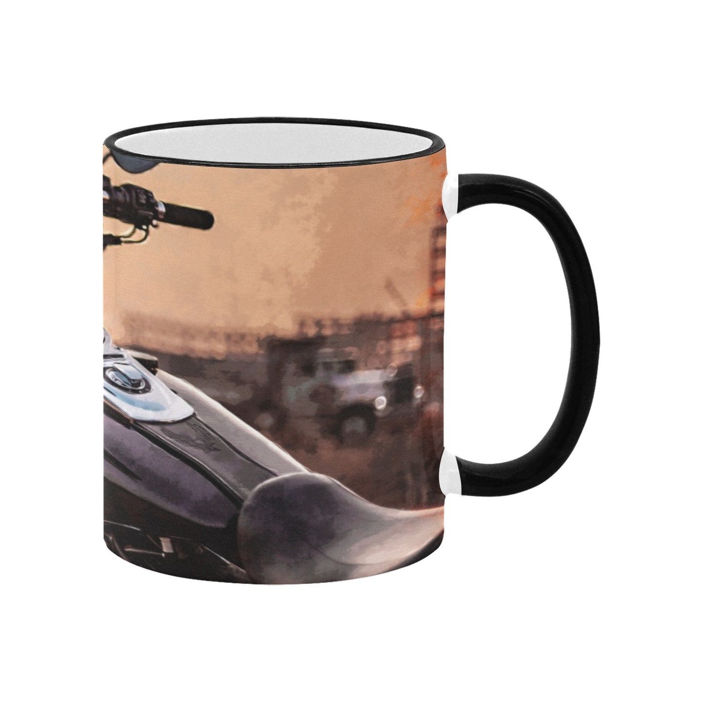 Motorcycle Sunset 11oz Mug