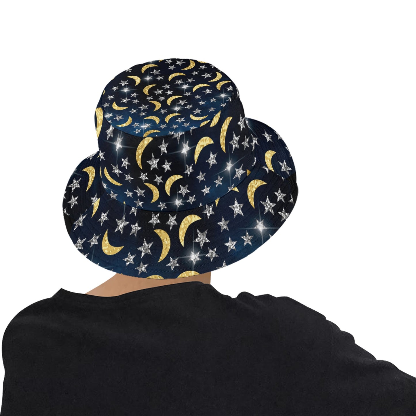 Moon and Stars Summer Bucket Hat