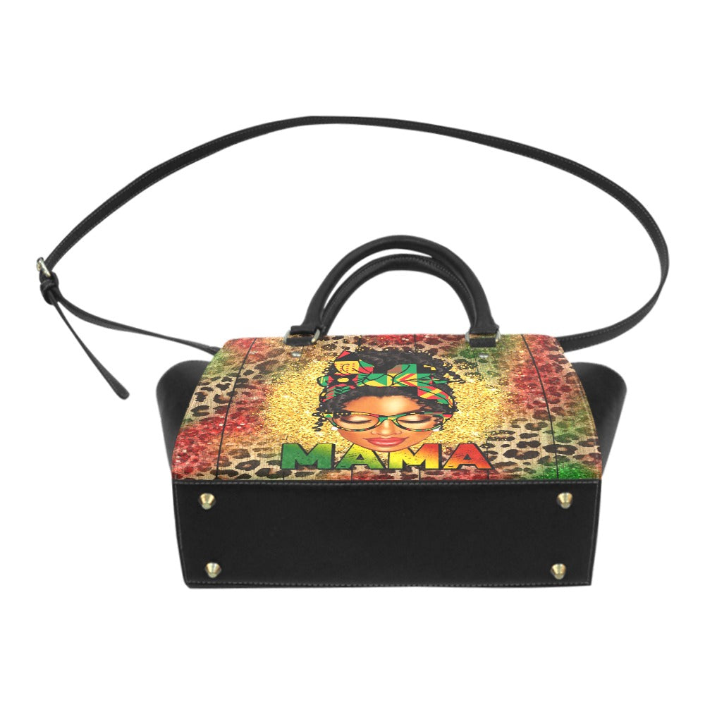 Mama Print Classic Shoulder Handbag