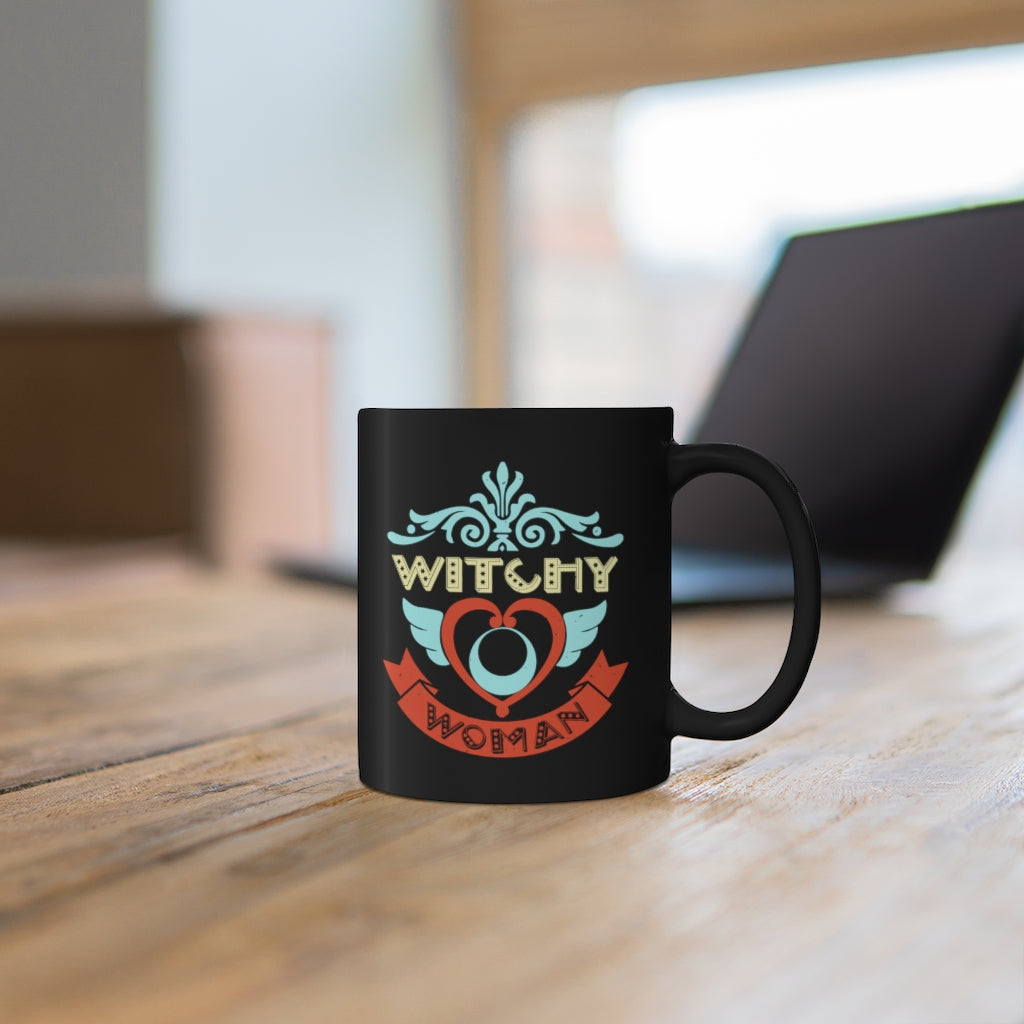 Witchy Woman 11oz Black Mug