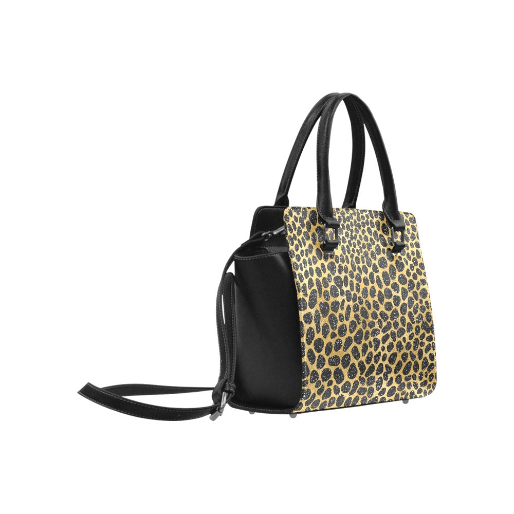 Leopard Print Classic Shoulder Handbag