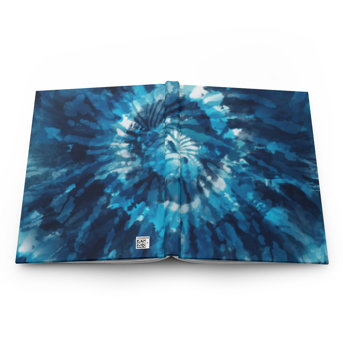 Blue Tie Dye Hardcover Journal Matte