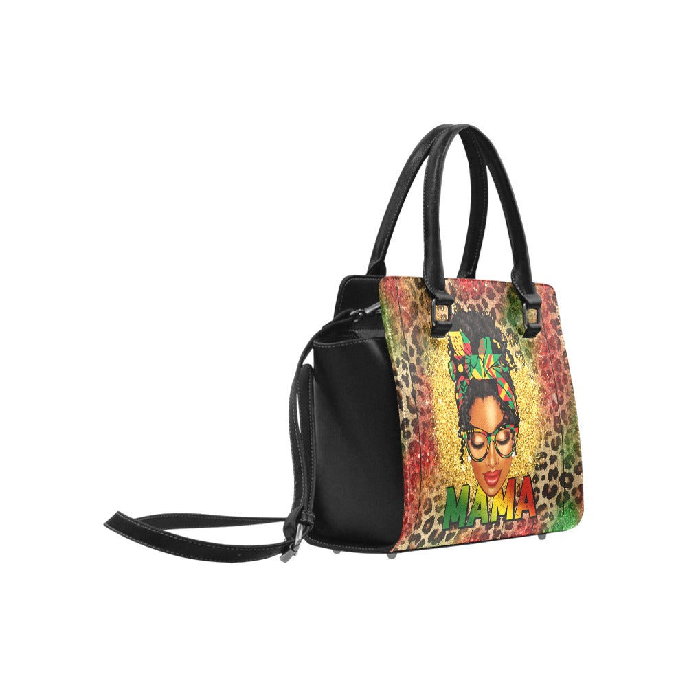 Mama Print Classic Shoulder Handbag