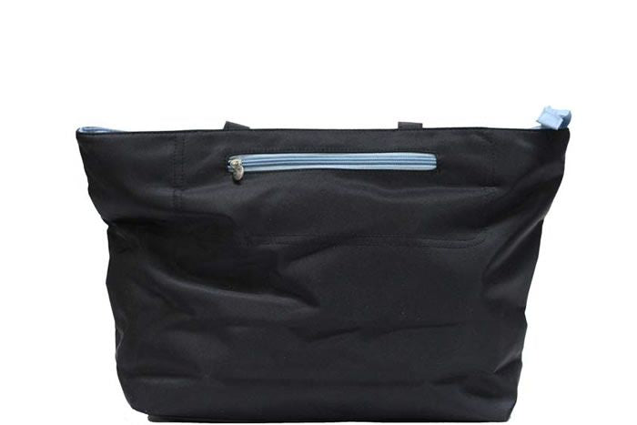 Women Black & Baby Blue Shoulder Purse