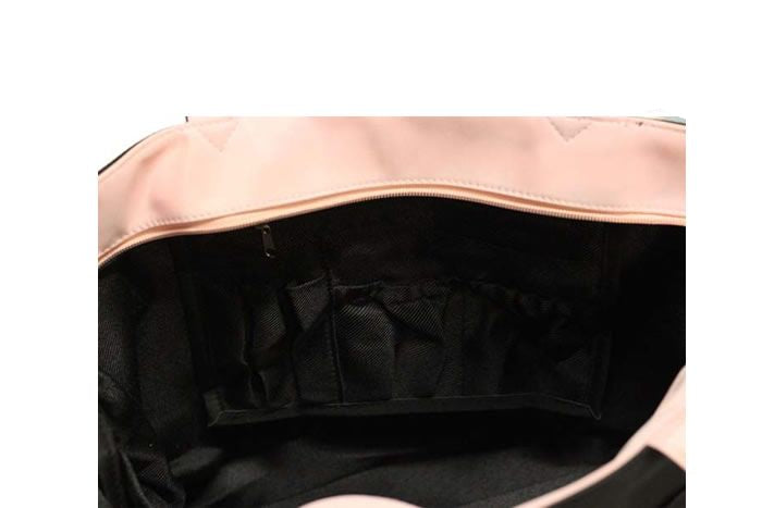 Woman Black & Pink Shoulder Purse