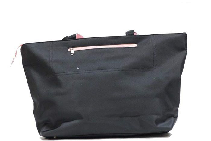 Woman Black & Pink Shoulder Purse