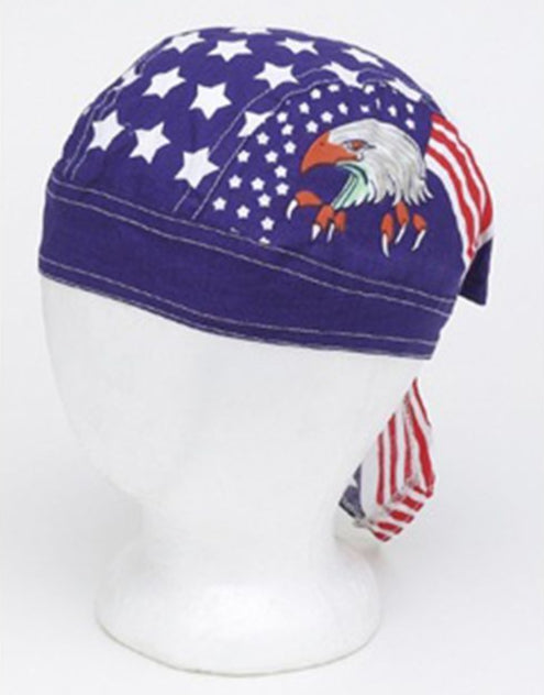 Cotton Skull Cap with Eagle, Stars & Stripes 12pcs/pack