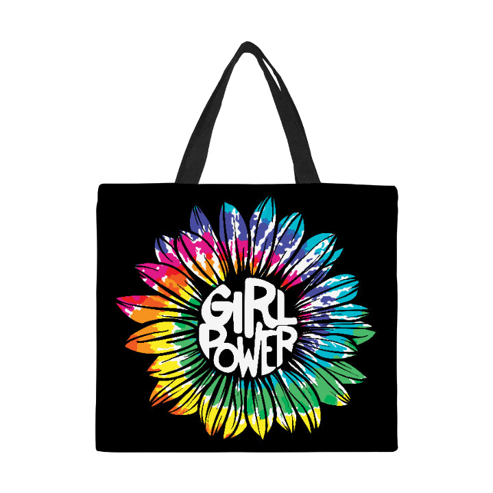 Girl Power Canvas Tote Bag Large