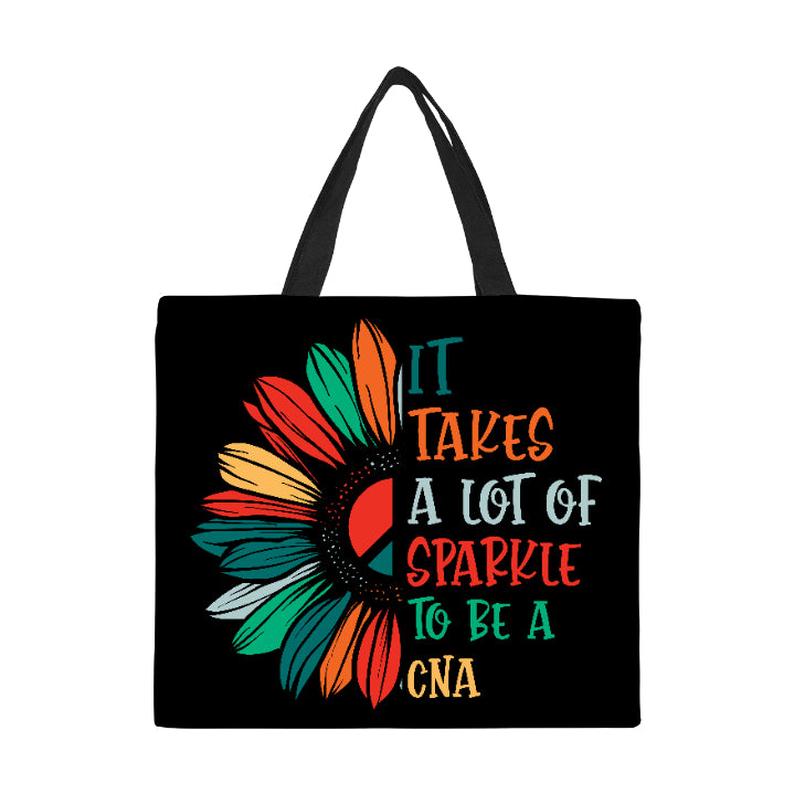 A Lot of Sparkle Canvas Tote Bag/Large