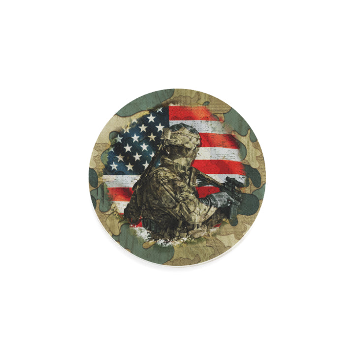US Army Round Coaster