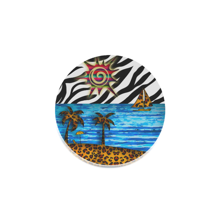 Beach Coast Round Coaster