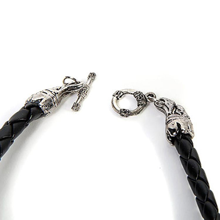 Pewter Flying Skull Pendent