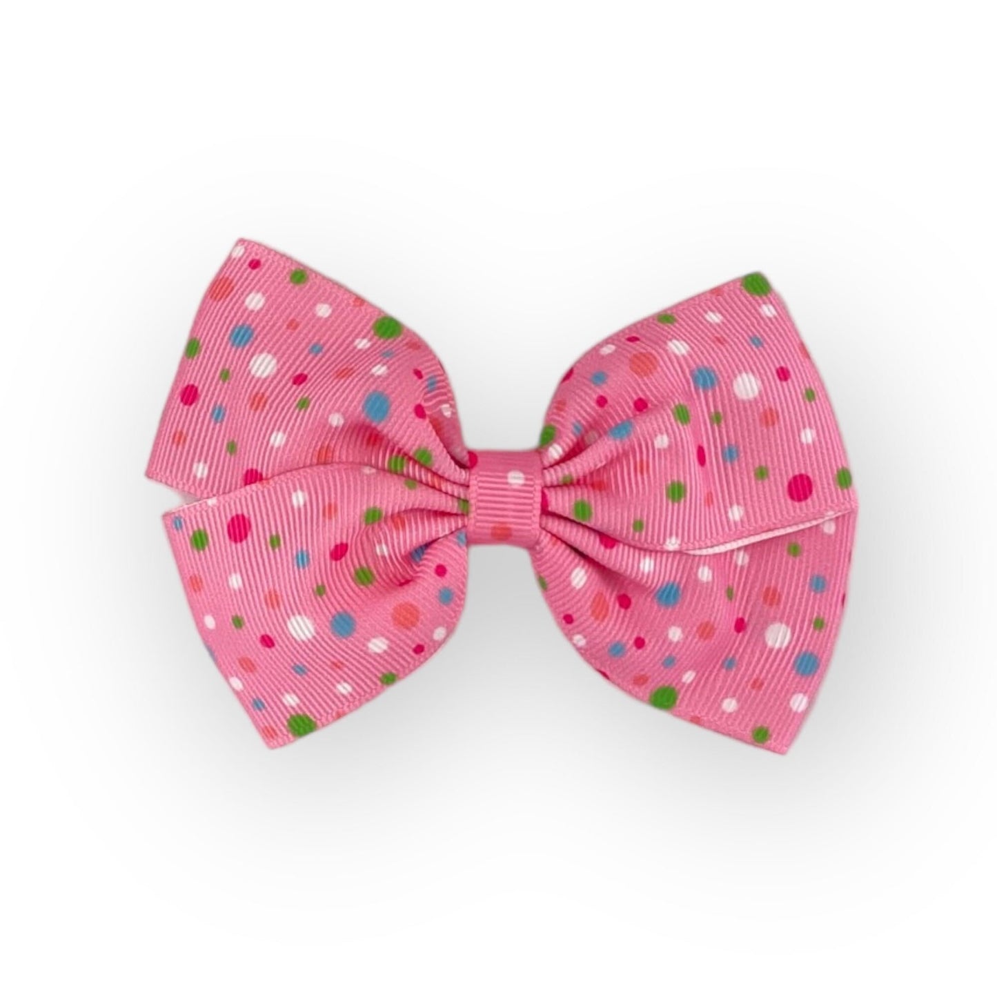 Pink Polka Dot Bow