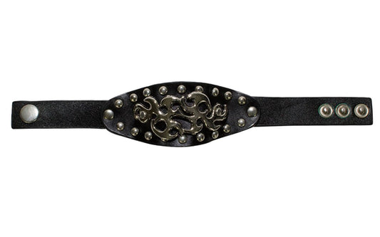 Wristband with Tribal Design and Studs