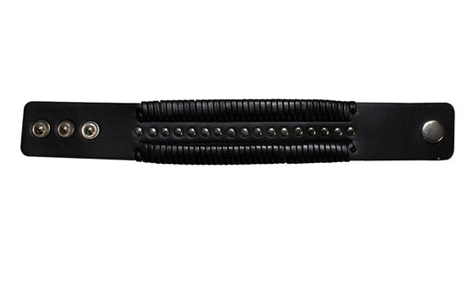 Wristband with Braids and Stud
