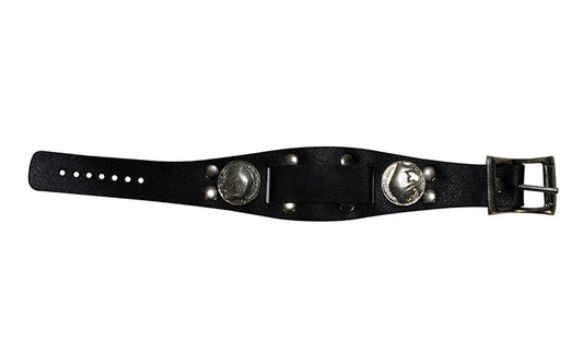 Watchband with Buffalo Head Nickels on Band
