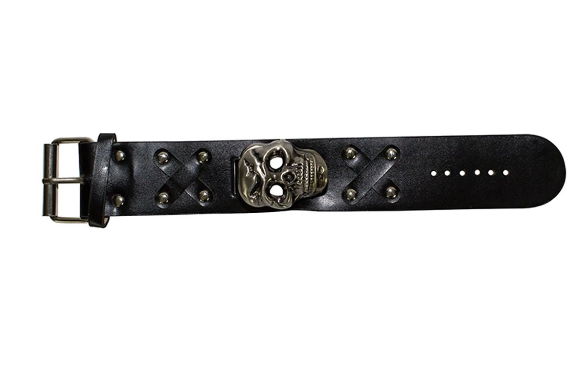 Watchband with Skull and Stud