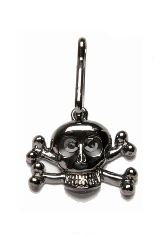 Large Crossbones Zipper Puller