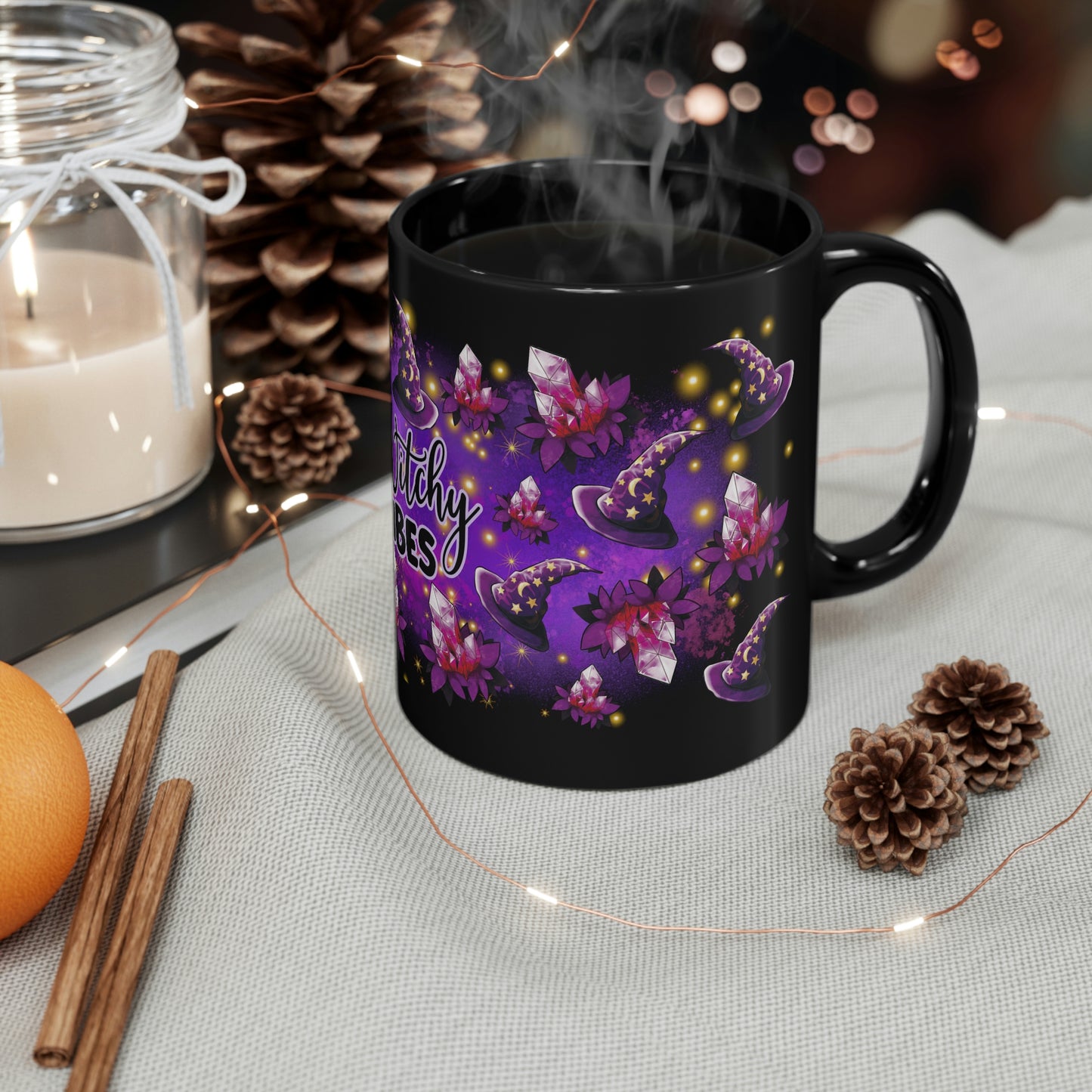 Witchy Vibes 11oz Black Mug