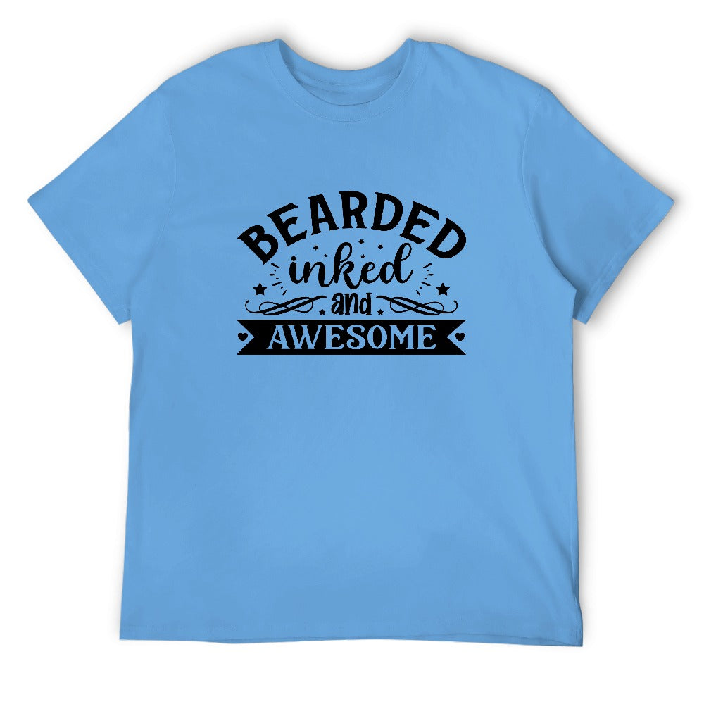 Bearded Inked and Awesome T-Shirt