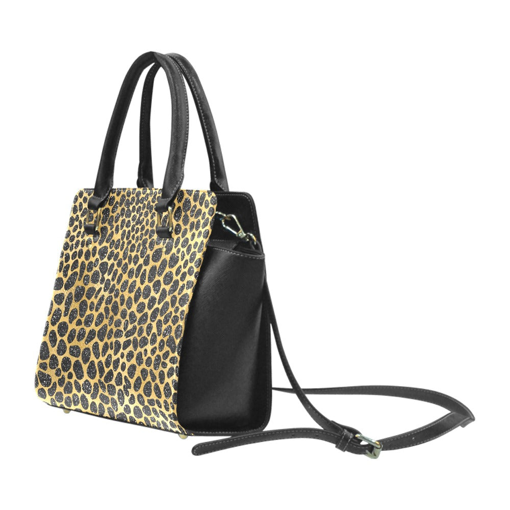 Leopard Print Classic Shoulder Handbag