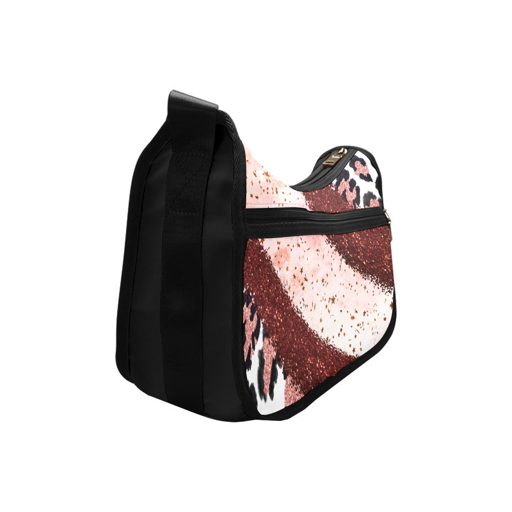 Leopard Sparkles Shoulder Bag