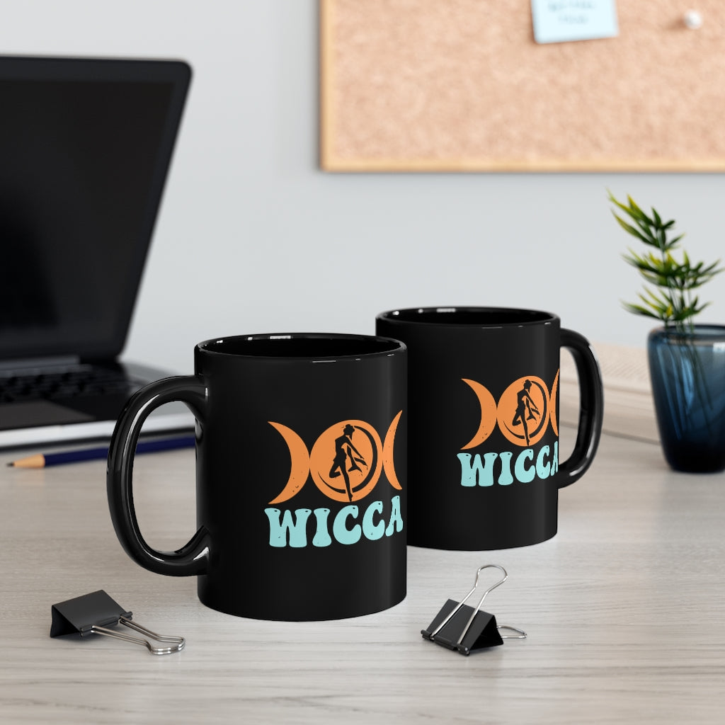 WICCA 11oz Black Mug