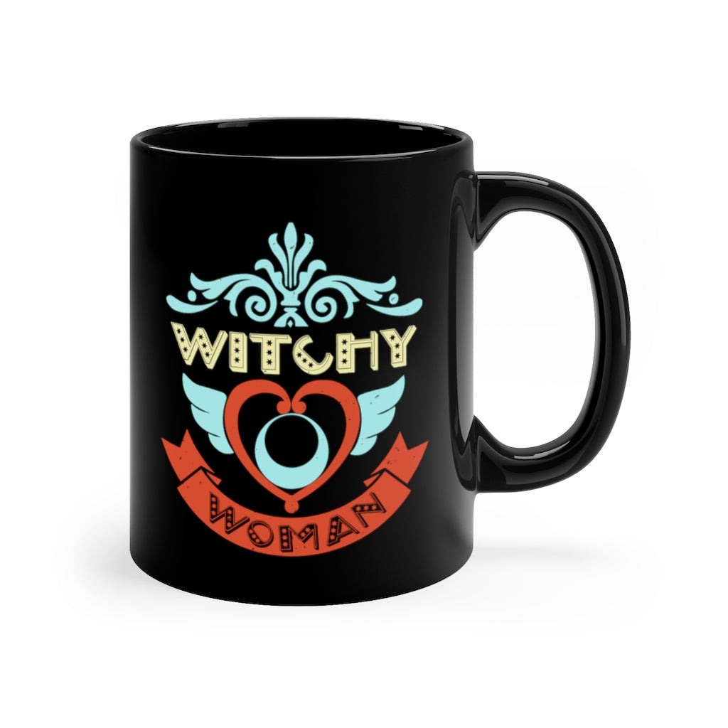 Witchy Woman 11oz Black Mug