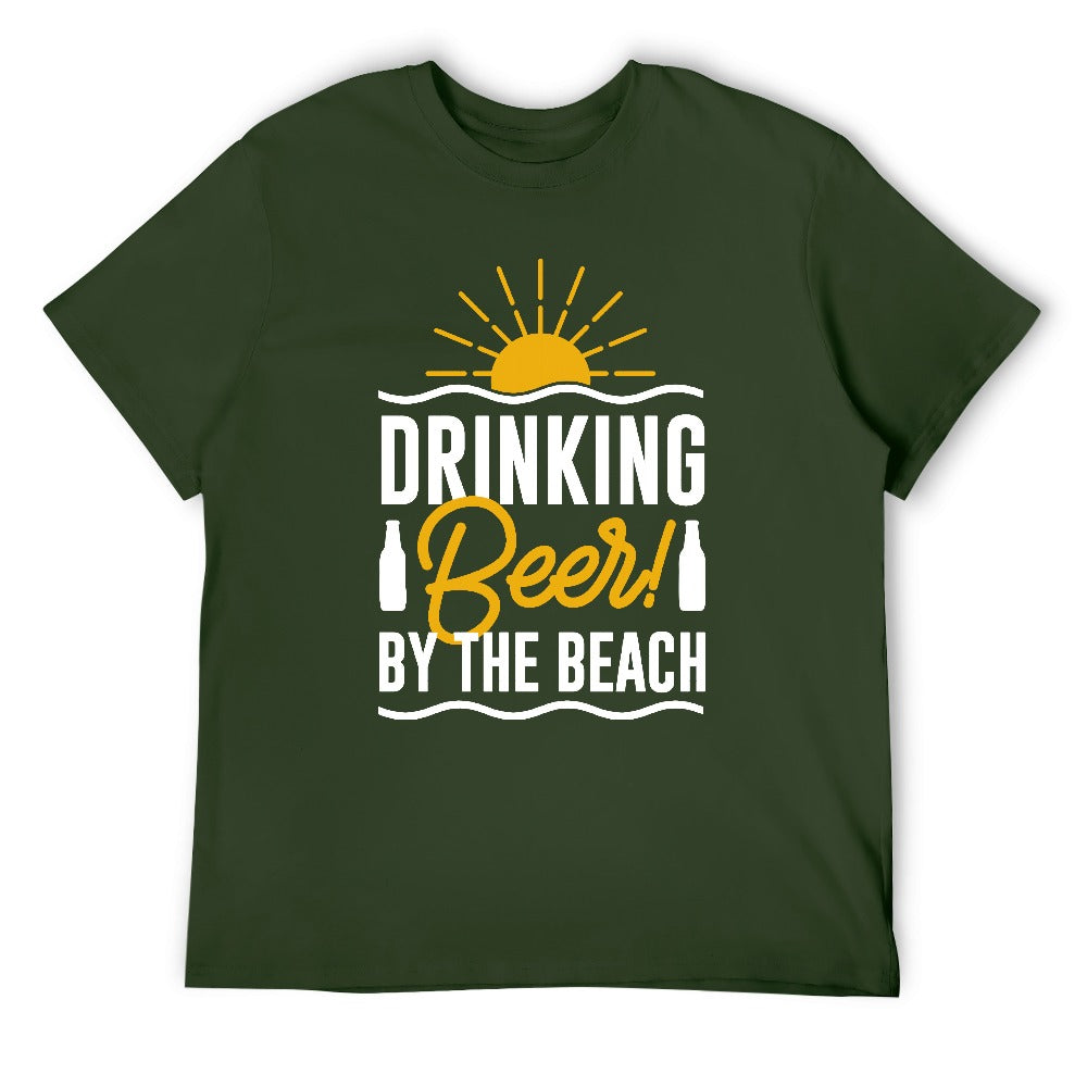 Drinking Beer By The Beach