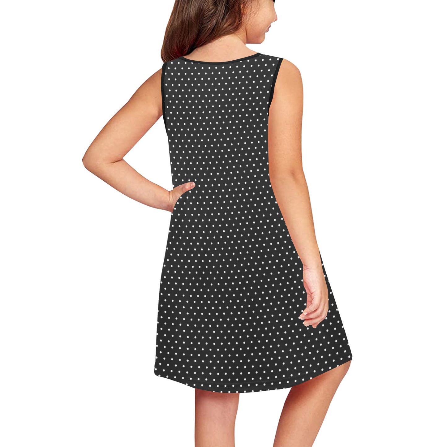 Polka Dot Sleeveless Dress