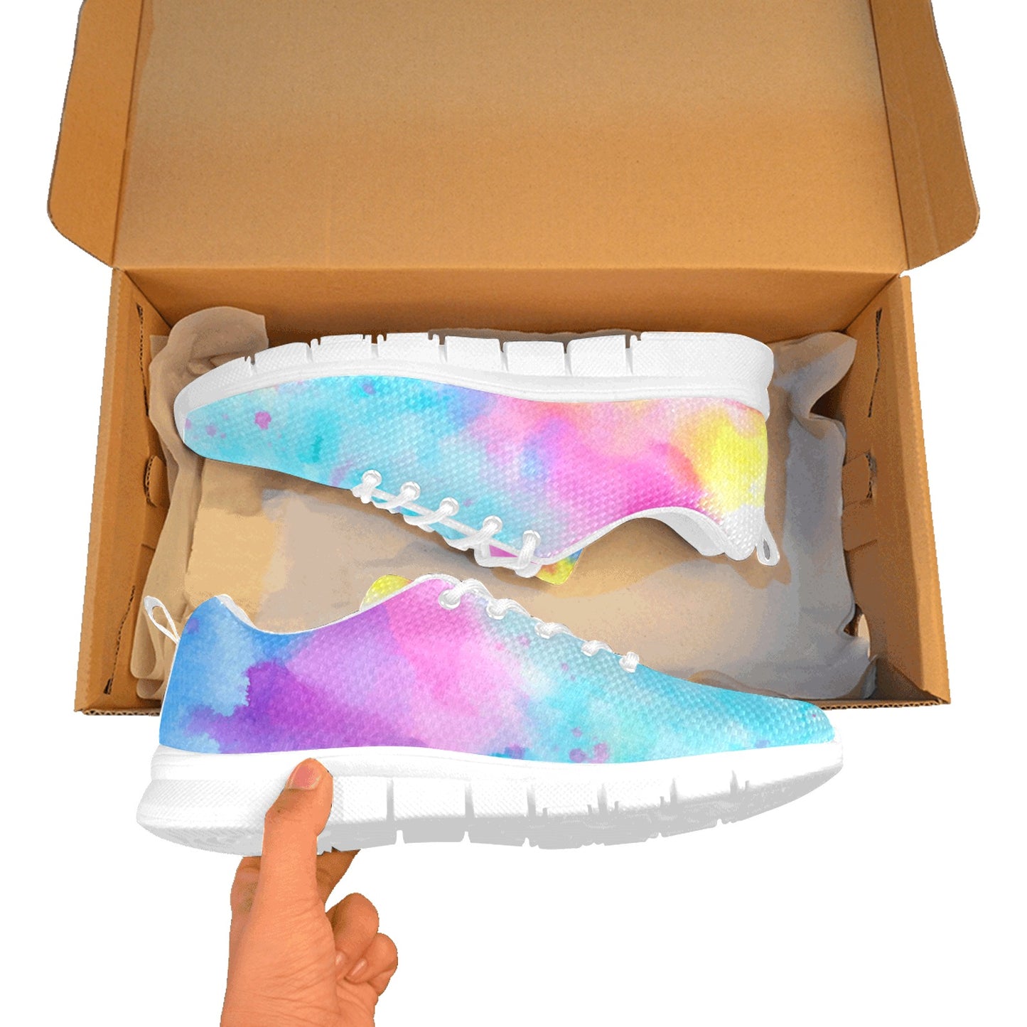 Women's Breathable Tie Dye Sneakers