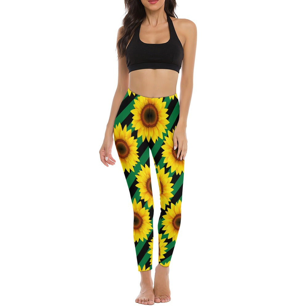 Sunflower Soft Ladies Tight Yoga Pants