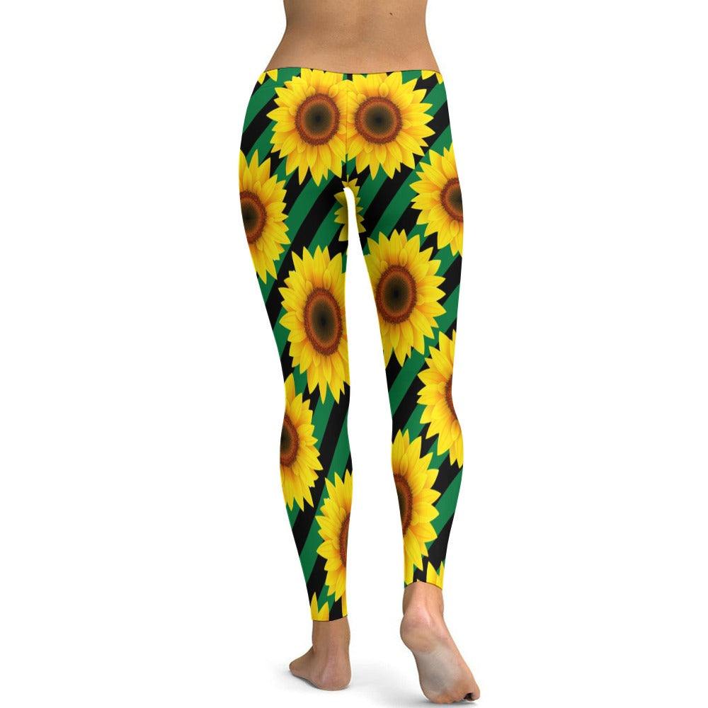 Sunflower Soft Ladies Tight Yoga Pants