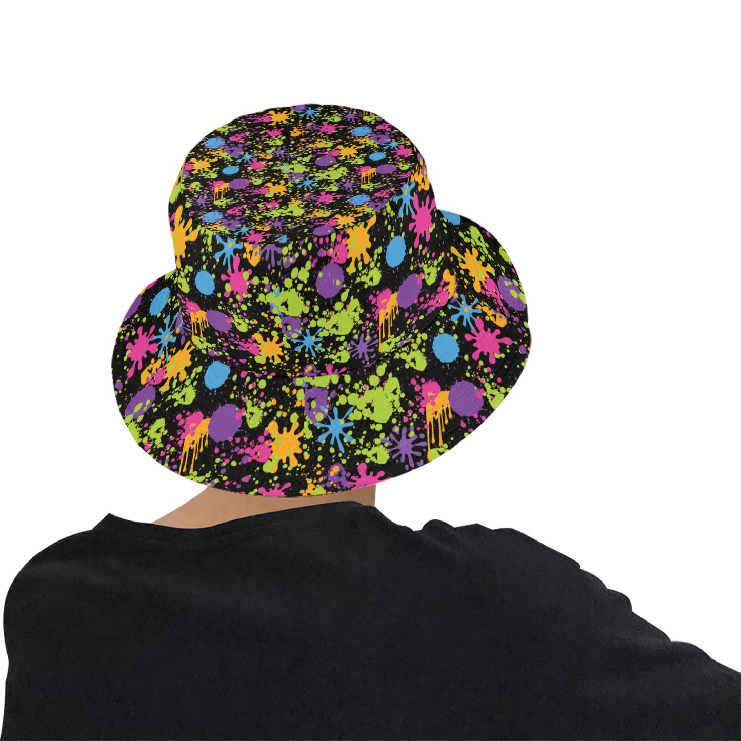 Neon Splash Summer Bucket Hat