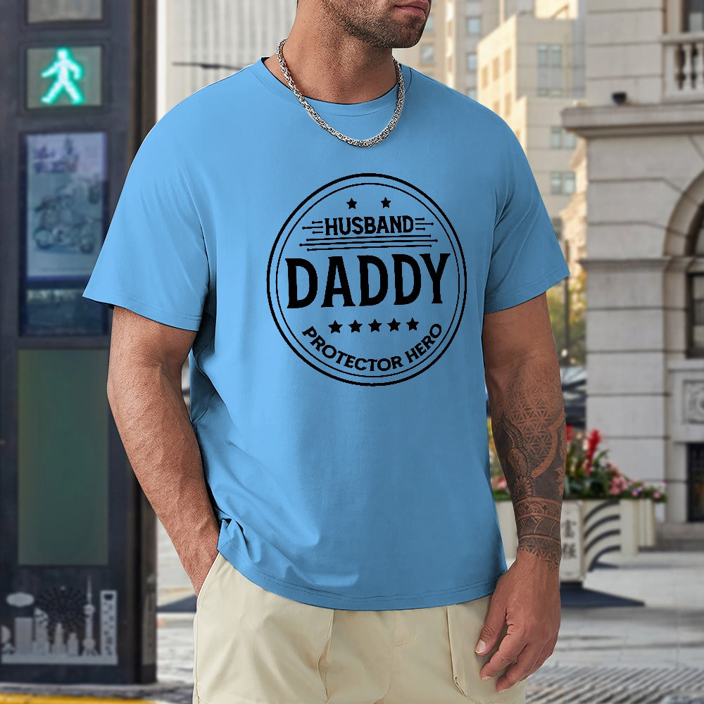 Husband Daddy Protector Hero T-Shirt