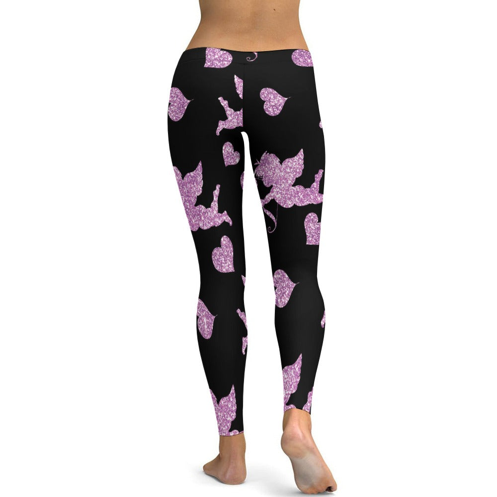 Stupid Cupid Soft Ladies Tight Yoga Pants
