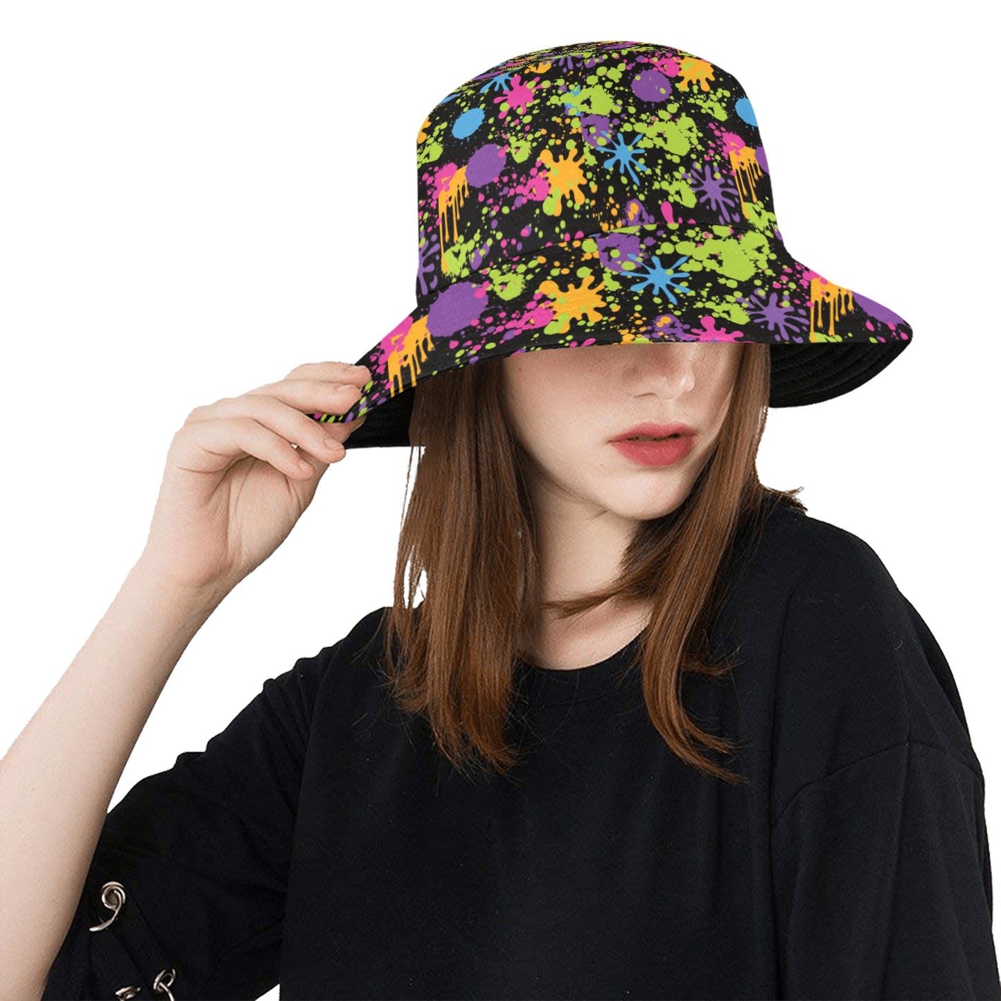 Neon Splash Summer Bucket Hat