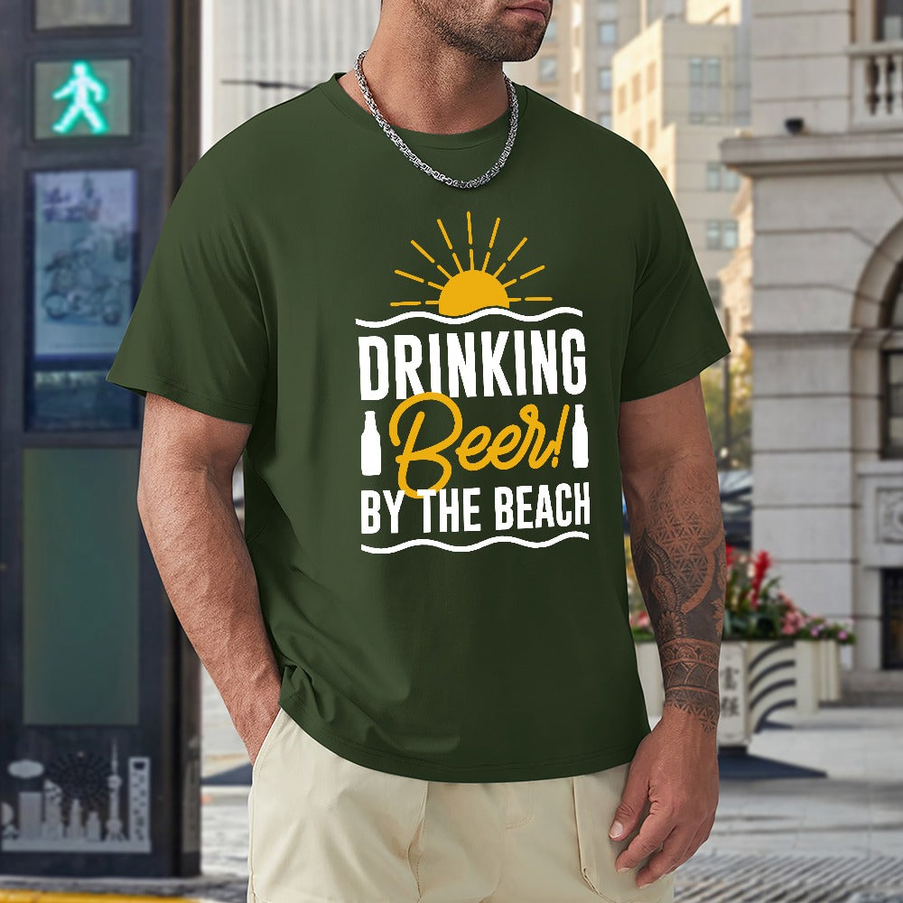 Drinking Beer By The Beach