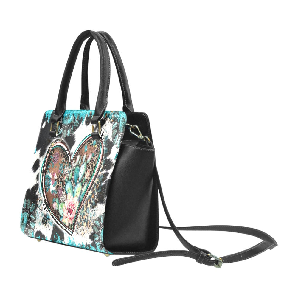 Western Heart Classic Shoulder Handbag