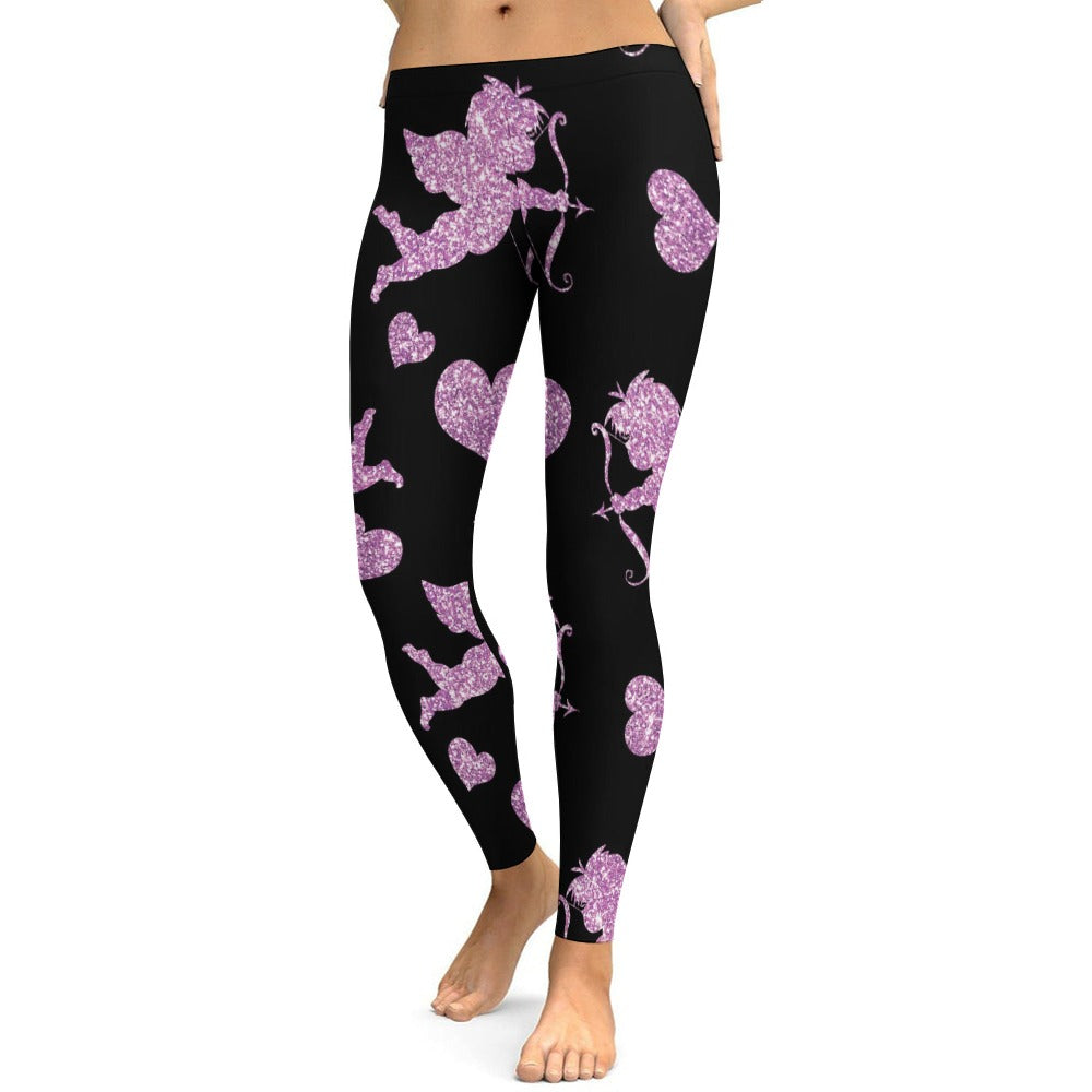 Stupid Cupid Soft Ladies Tight Yoga Pants