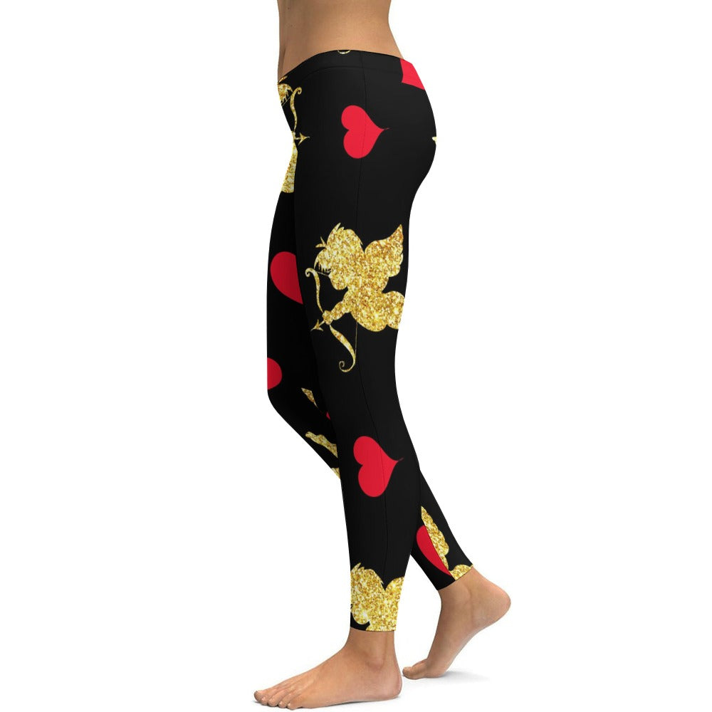Stupid Cupid Too Soft Ladies Tight Yoga Pants