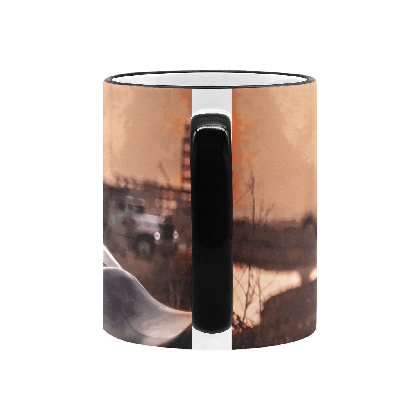 Motorcycle Sunset 11oz Mug