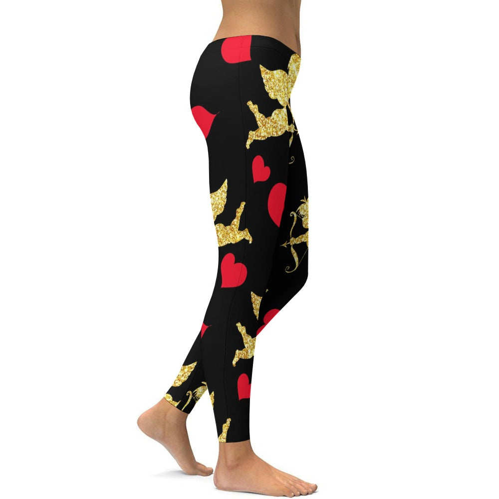 Stupid Cupid Too Soft Ladies Tight Yoga Pants