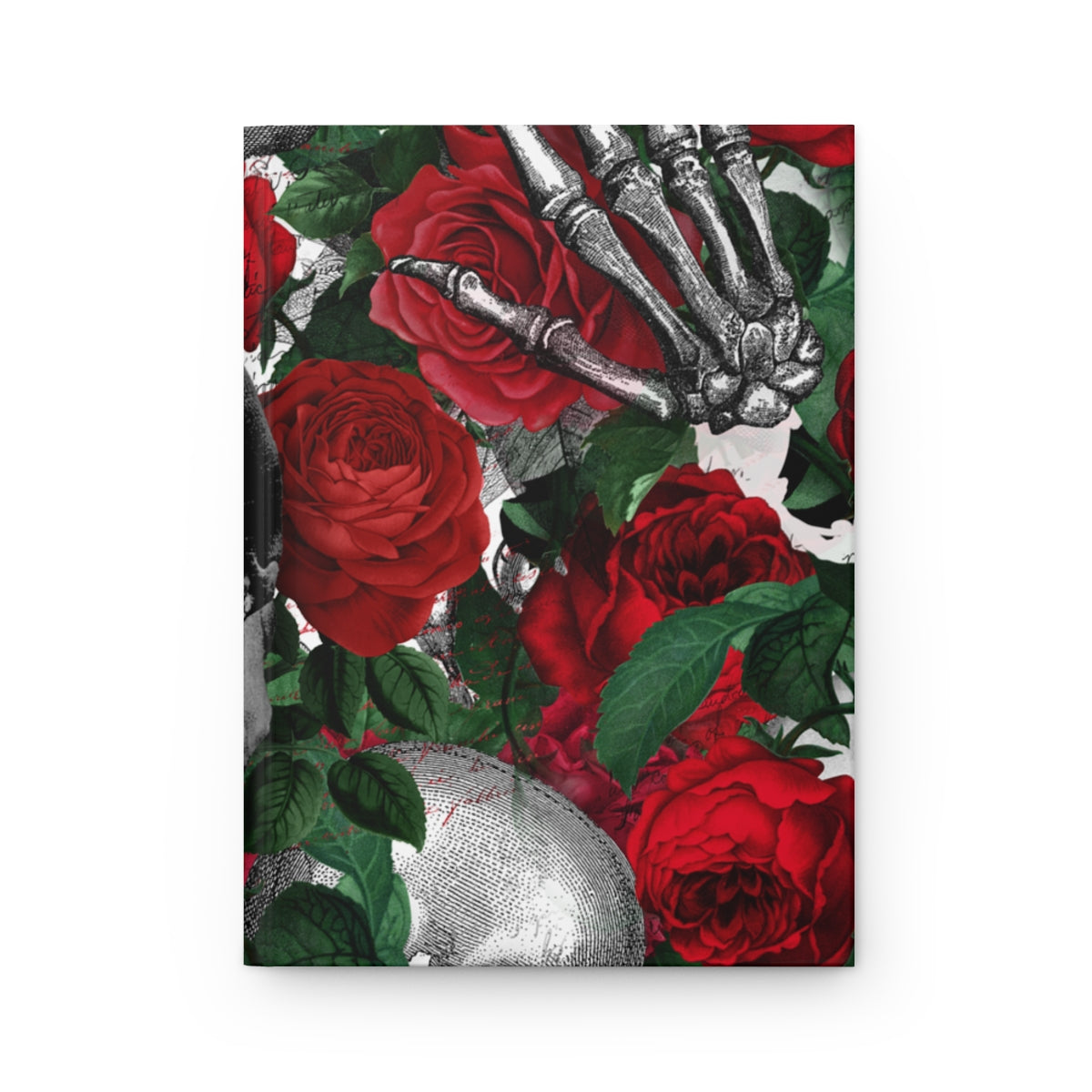 Skulls and Roses Hardcover Journal Matte