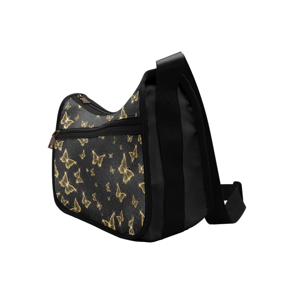 Glitter Butterfly Shoulder Bag