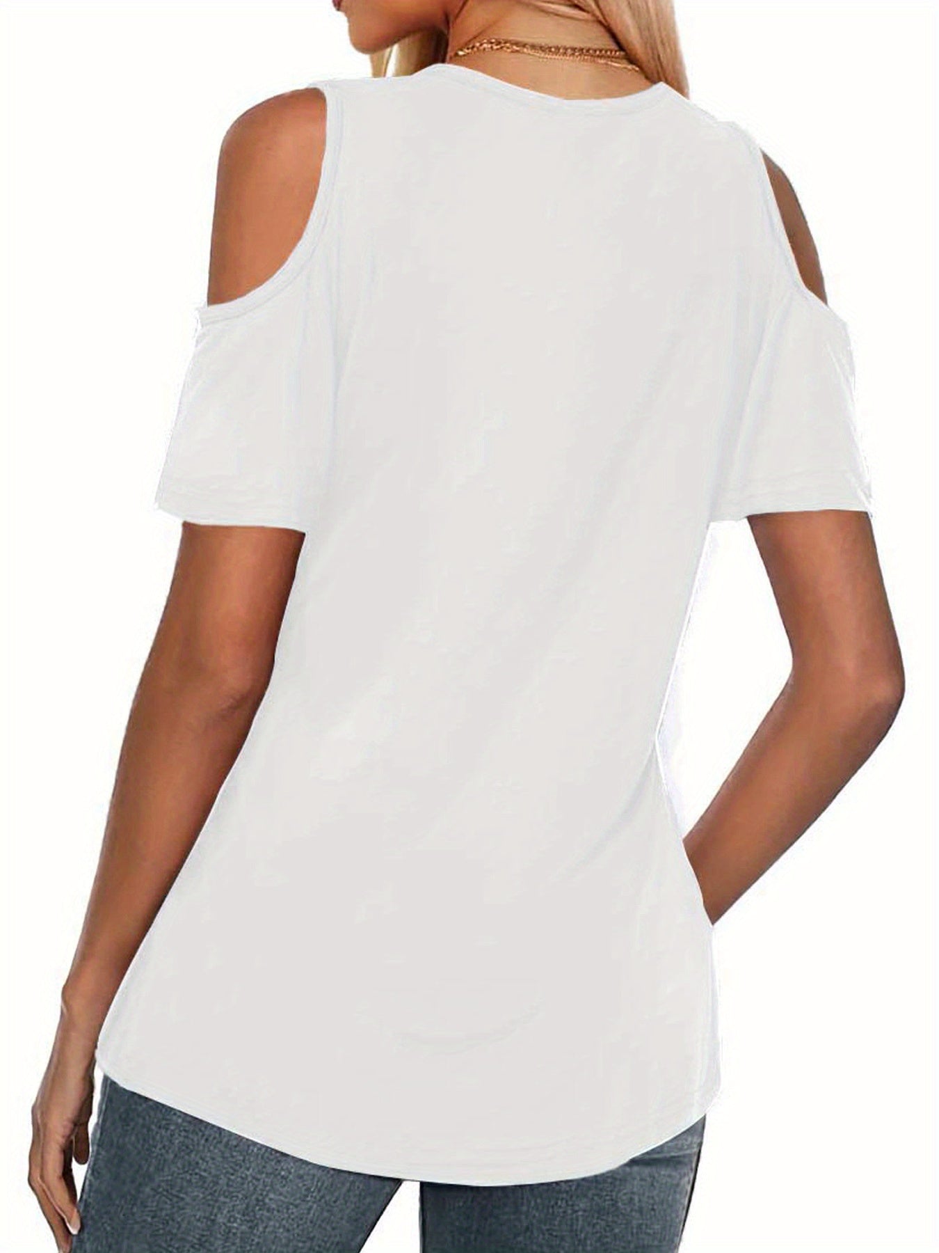 Red Rose Off Shoulder Tee